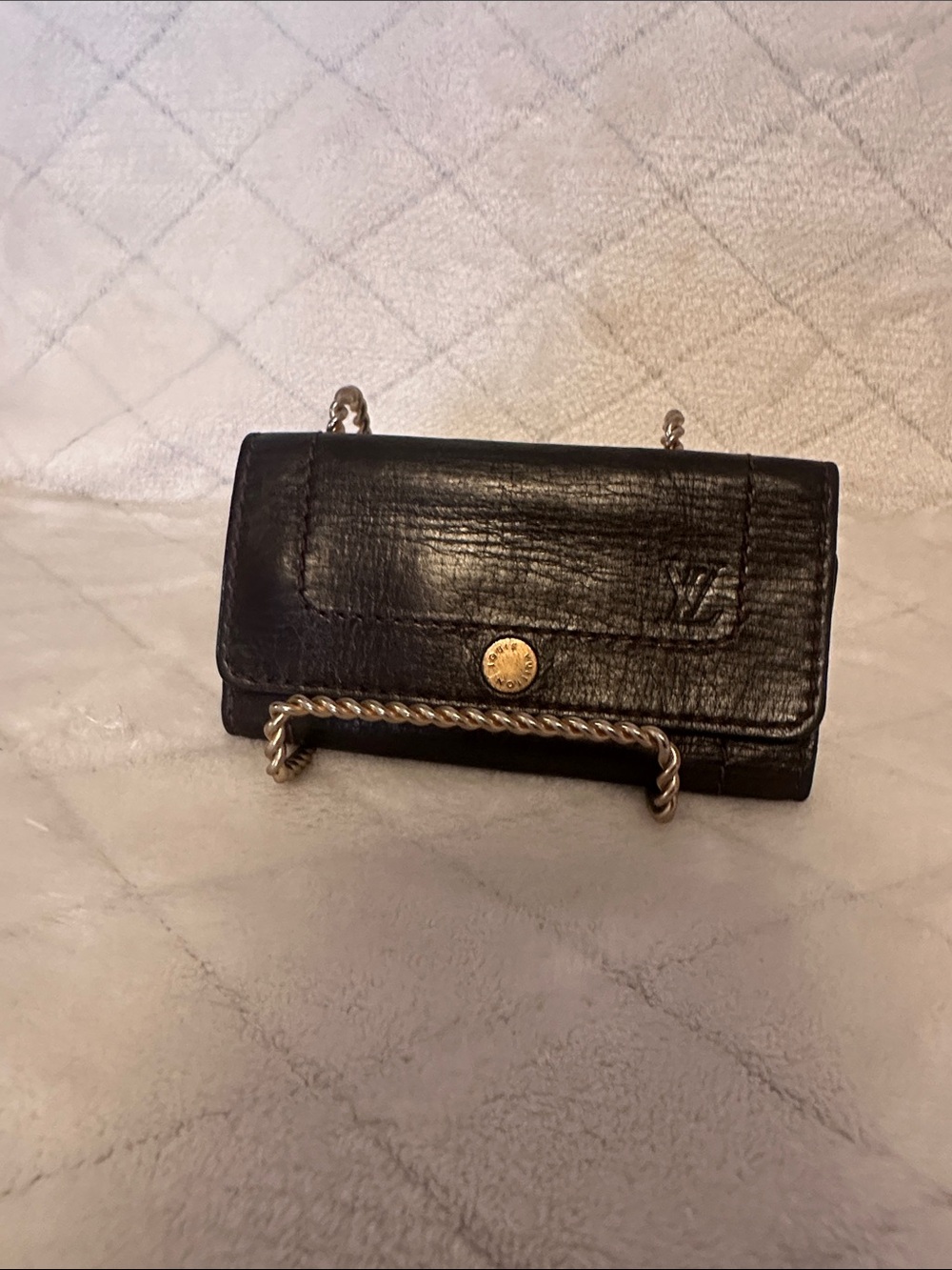 Louis Vuitton Brown Key Holder with  Gold Hardware